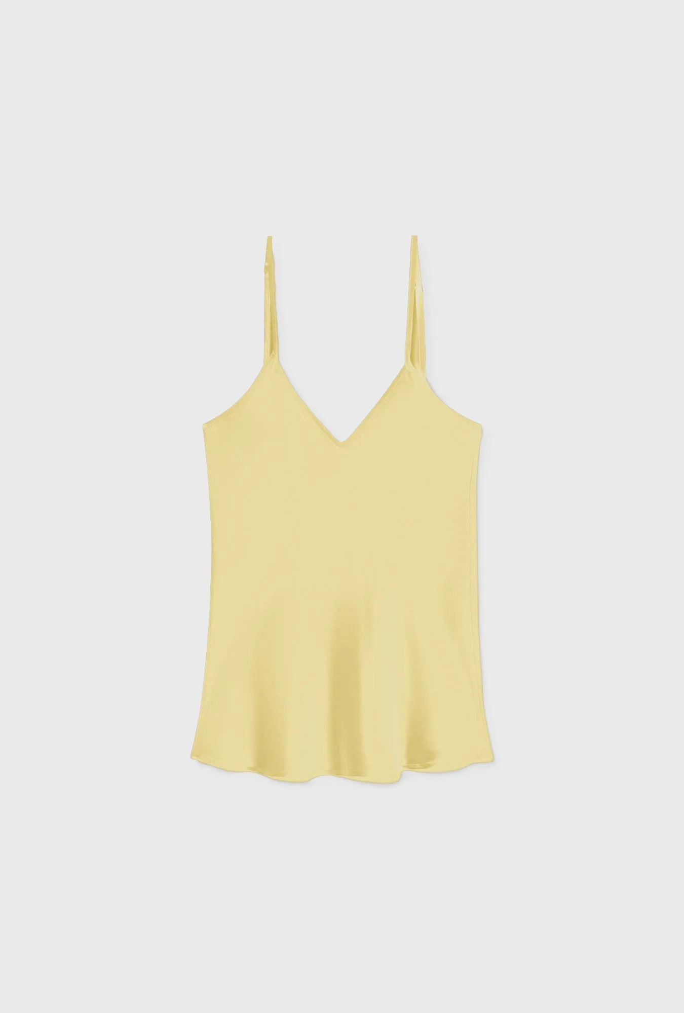 BIAS CUT CAMI VANILLA FLOWER