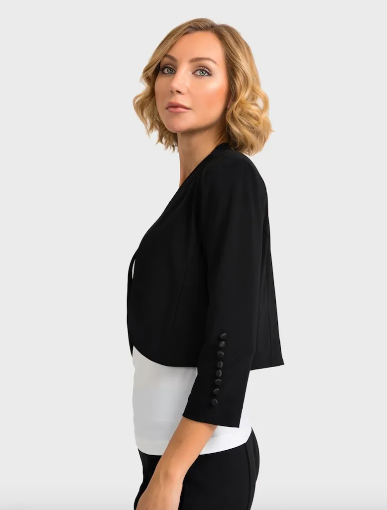 Black Cover Up/Bolero Style 32083J - Black