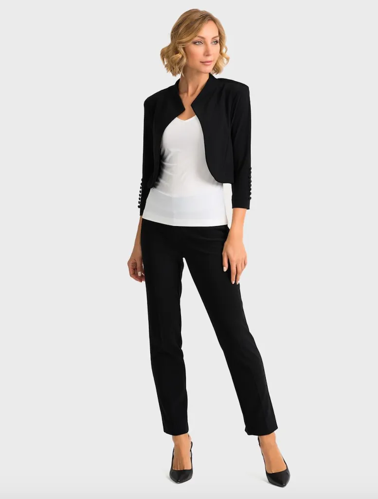 Black Cover Up/Bolero Style 32083J - Black