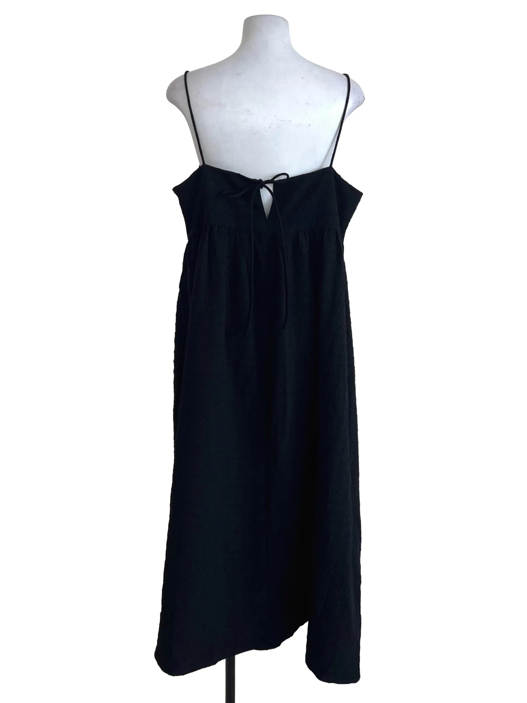 Black Textured Sundress