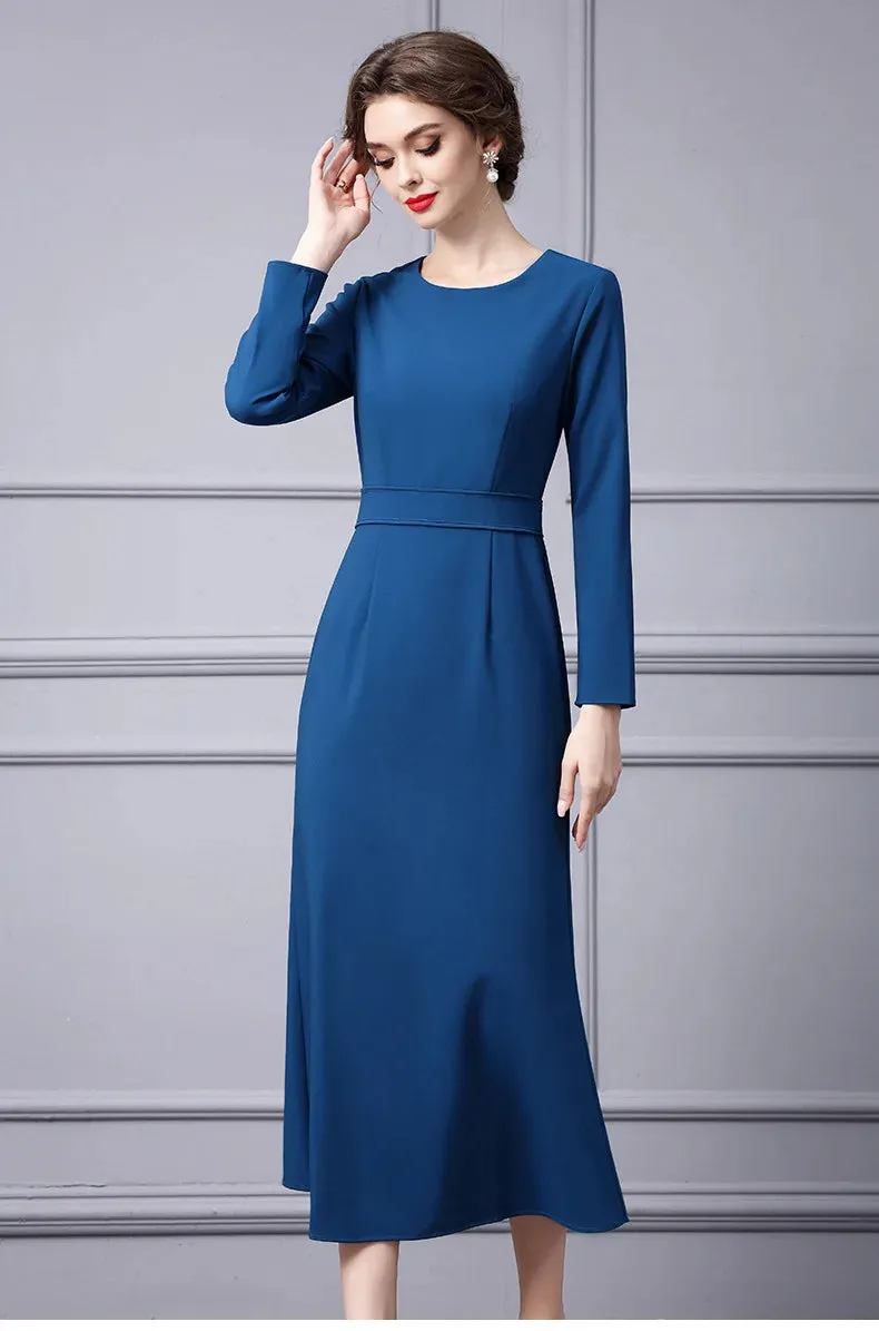 Blake Closed Waist long Sleeve Dress