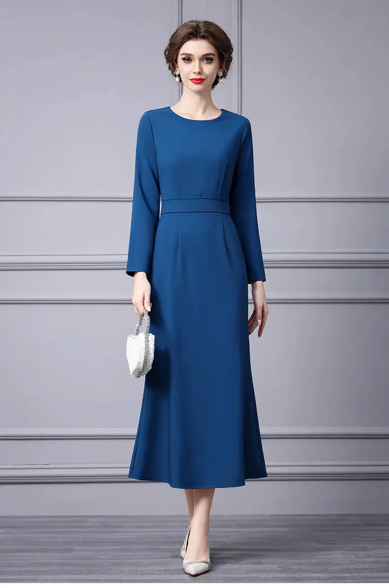 Blake Closed Waist long Sleeve Dress