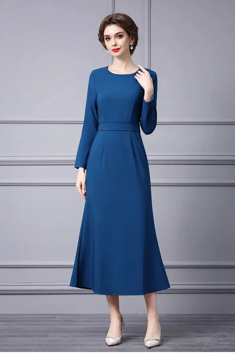 Blake Closed Waist long Sleeve Dress