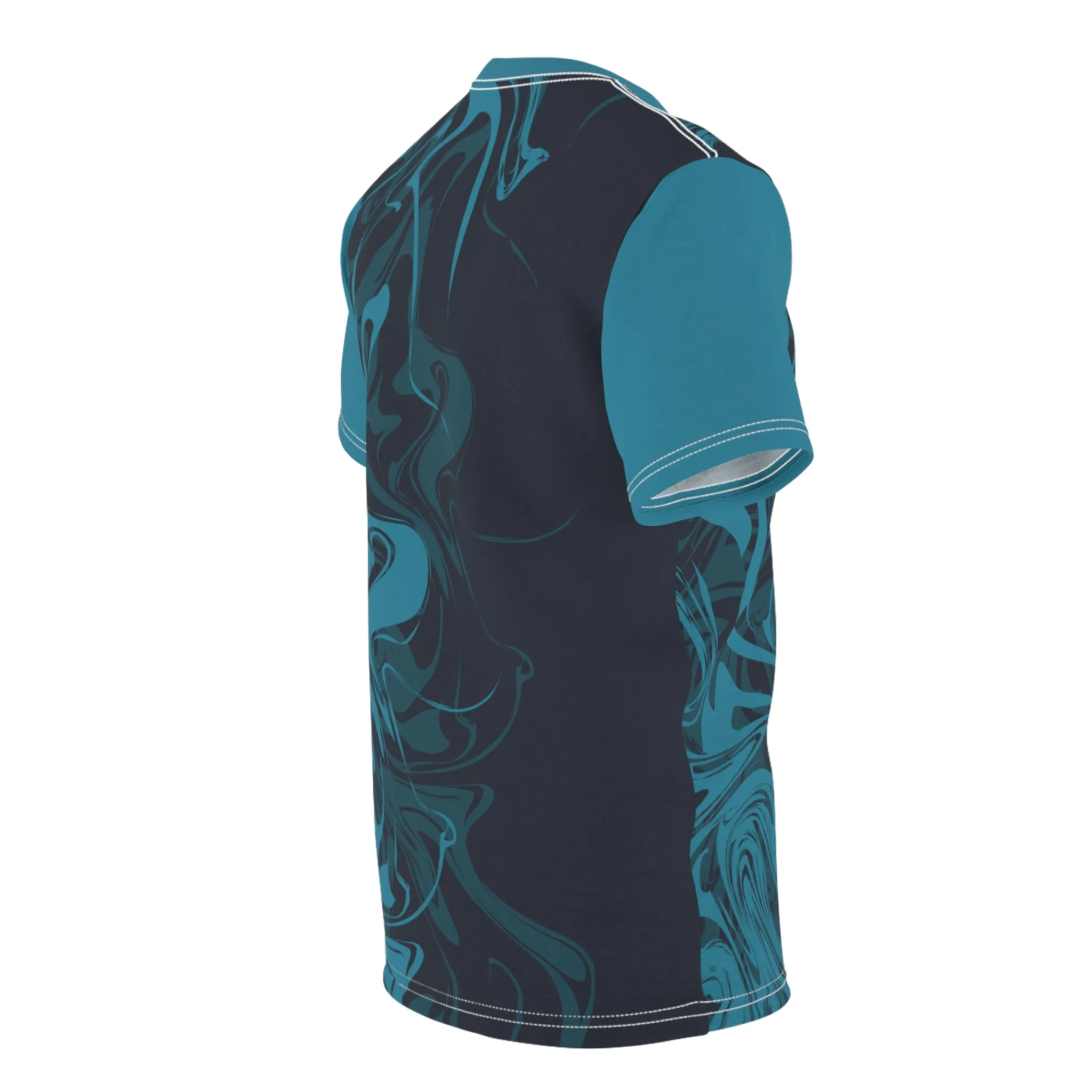 Blue Men's Matching T-Shirt