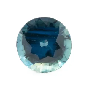 Blue-Teal Round Sapphire | 1.09ct | Madagascar Origin