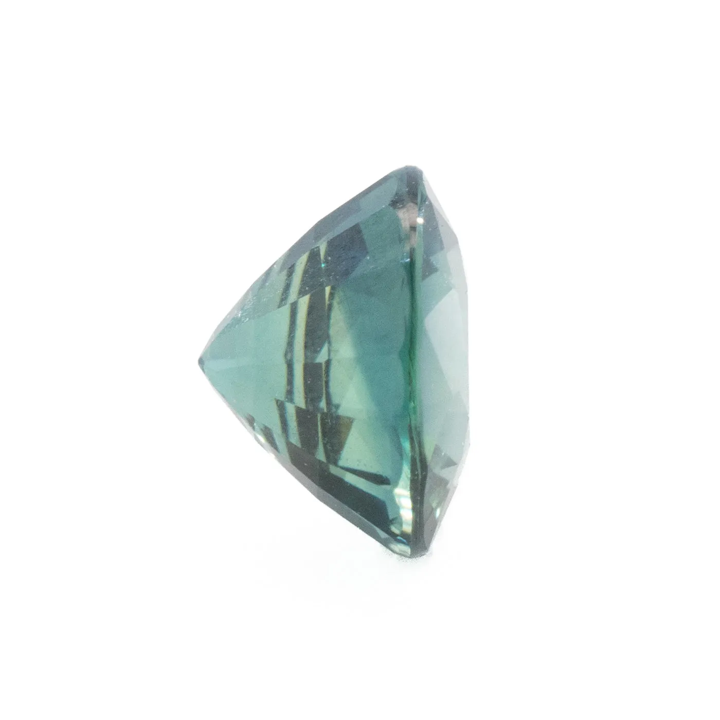 Blue-Teal Round Sapphire | 1.09ct | Madagascar Origin