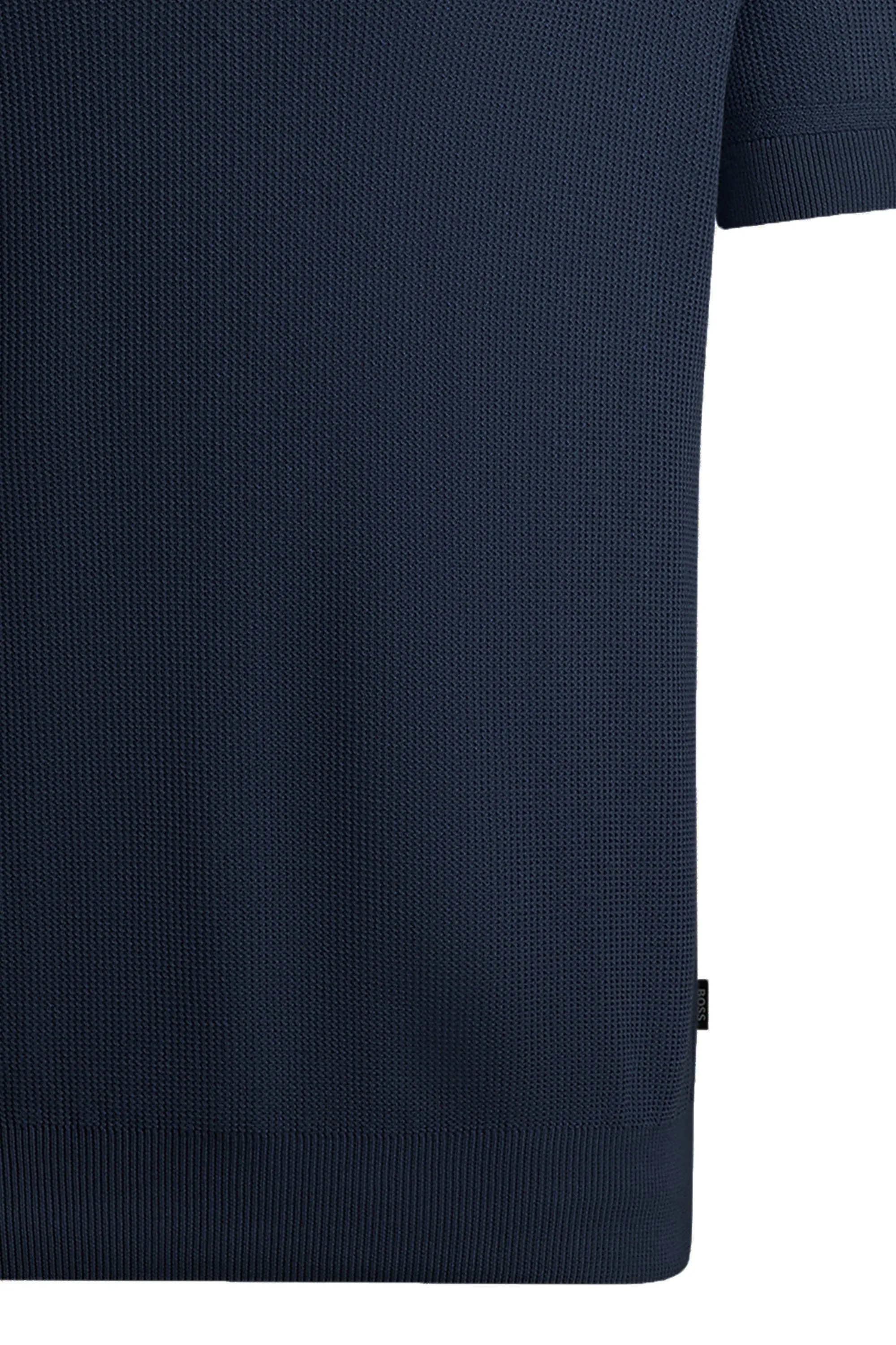 Boss H-daremo Knitted Polo Shirt Dark Blue