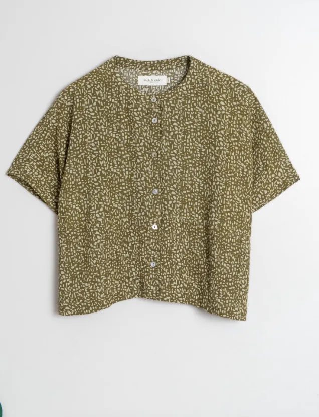 Box Fit Top Olive