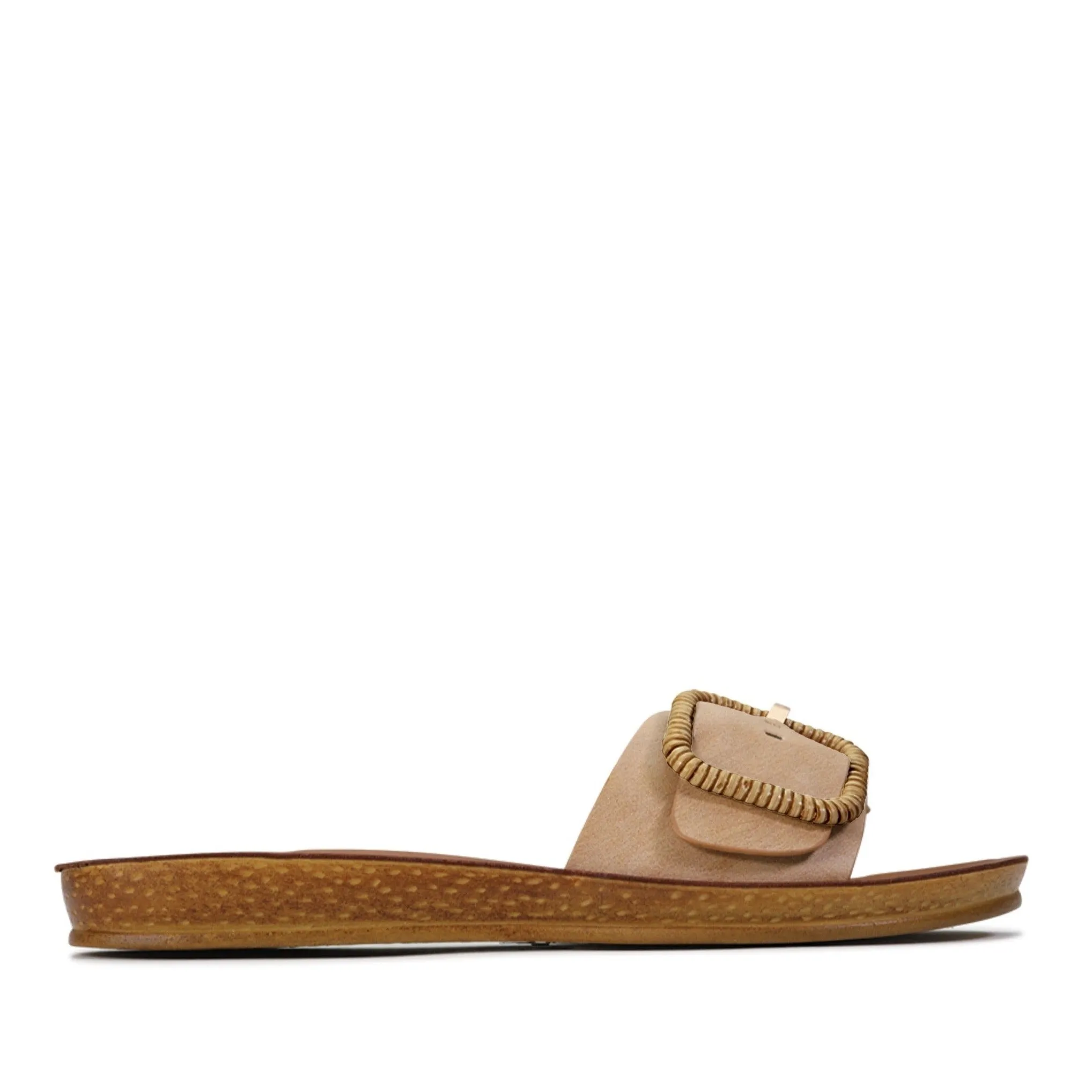 BRIO BUCKLE SLIDE SANDAL