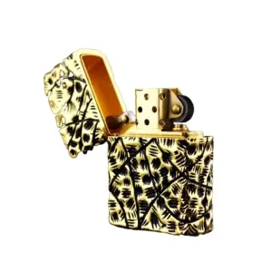Briquet résistant doré