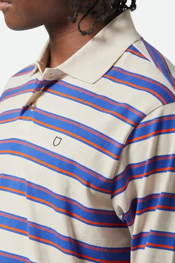 Brixton Vintage Stripe LS Polo