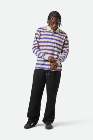 Brixton Vintage Stripe LS Polo