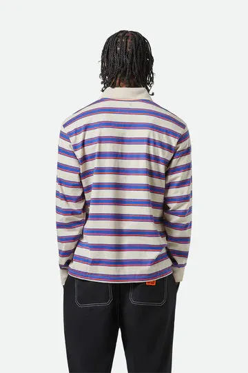 Brixton Vintage Stripe LS Polo