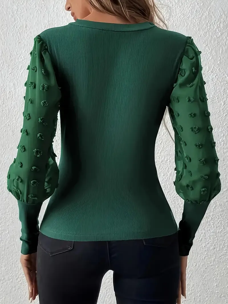 Browning® | Slim Fit Blouse With Swiss Dots