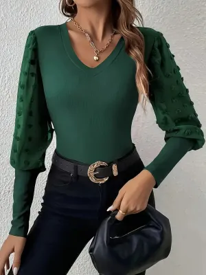 Browning® | Slim Fit Blouse With Swiss Dots