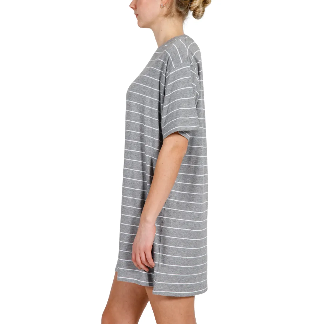 Brunette Womens Oversized Tee Dress