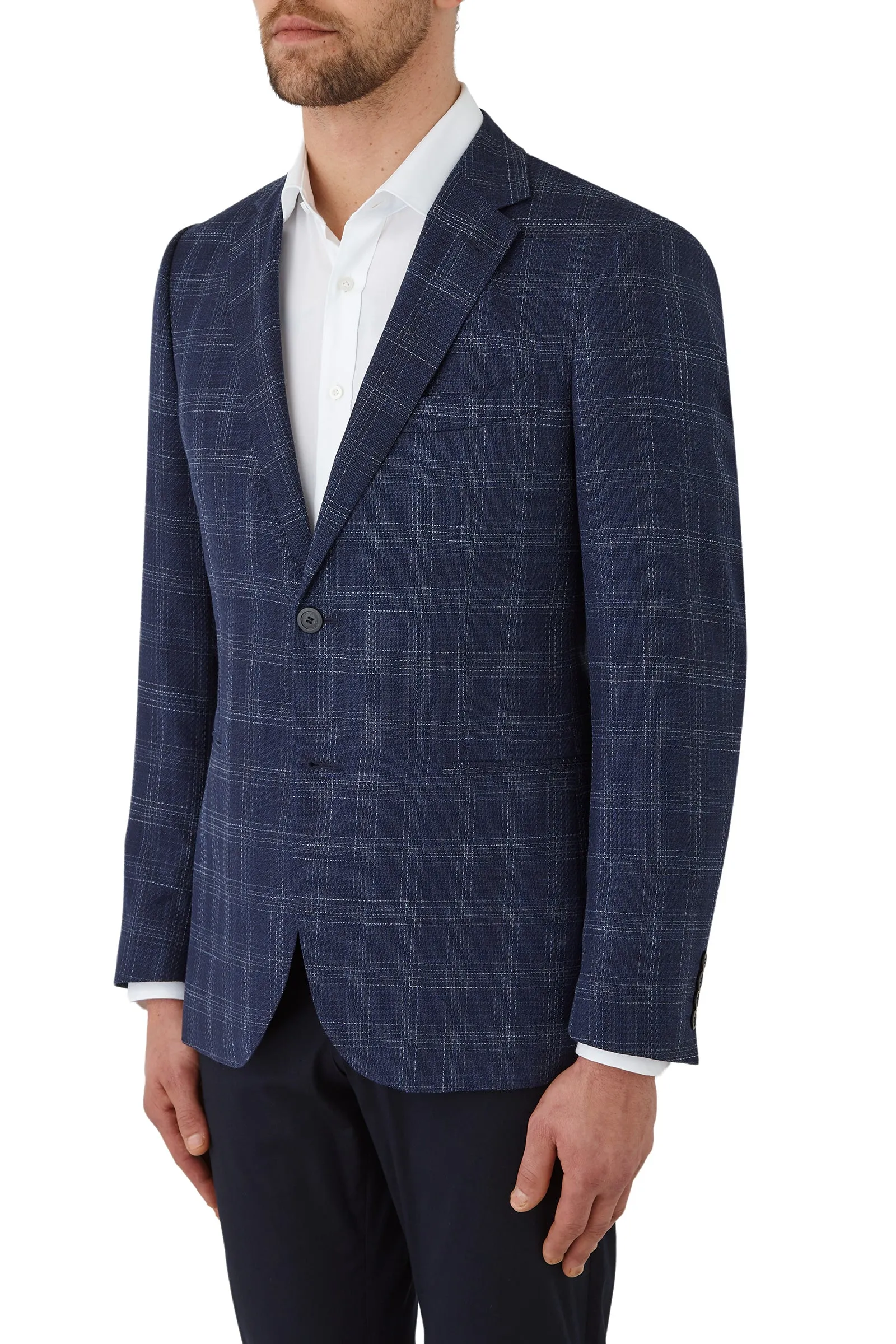 Cambridge - Auburn Jacket - Navy Check