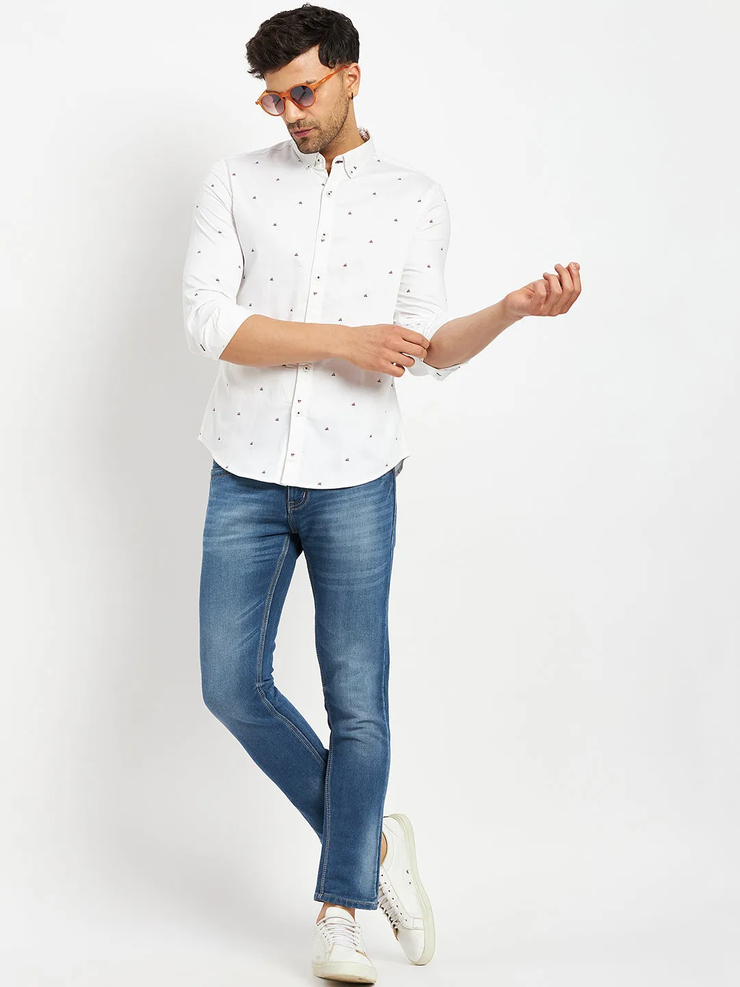 Camla White Shirts For Men