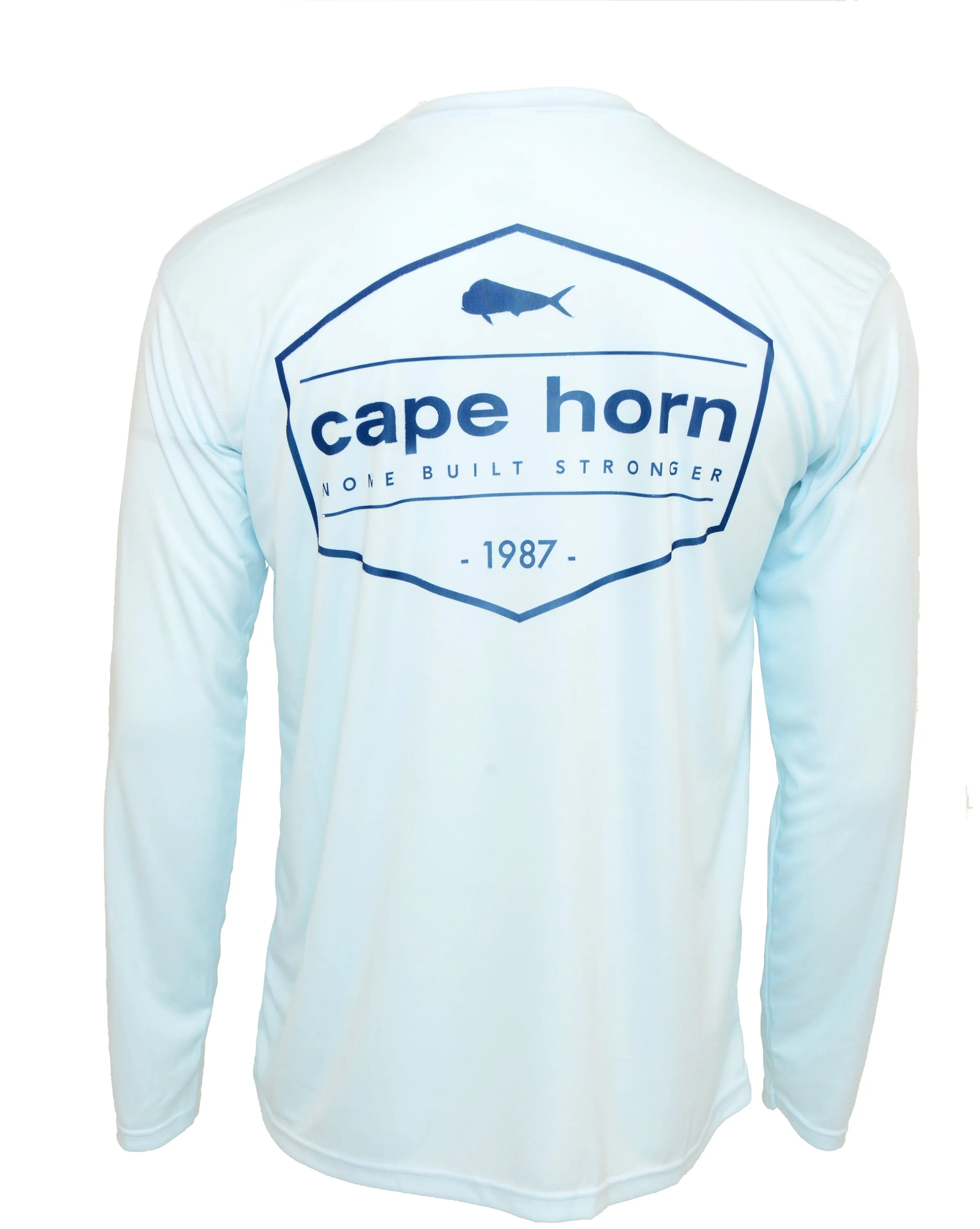 Cape Horn Vintage Stamp Performance Long Sleeve Shirt