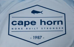 Cape Horn Vintage Stamp Performance Long Sleeve Shirt