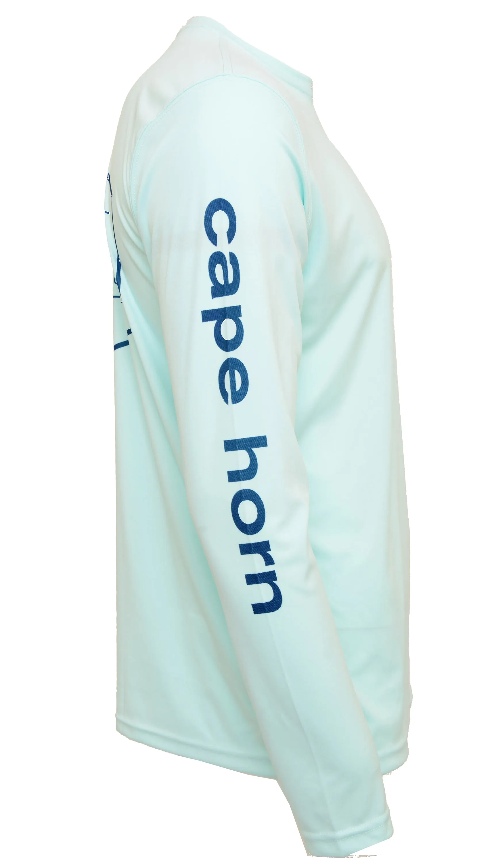 Cape Horn Vintage Stamp Performance Long Sleeve Shirt
