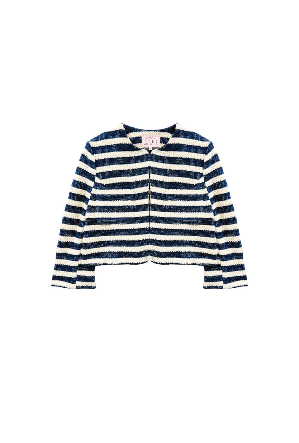 Cardigan Blazer - Navy Rope