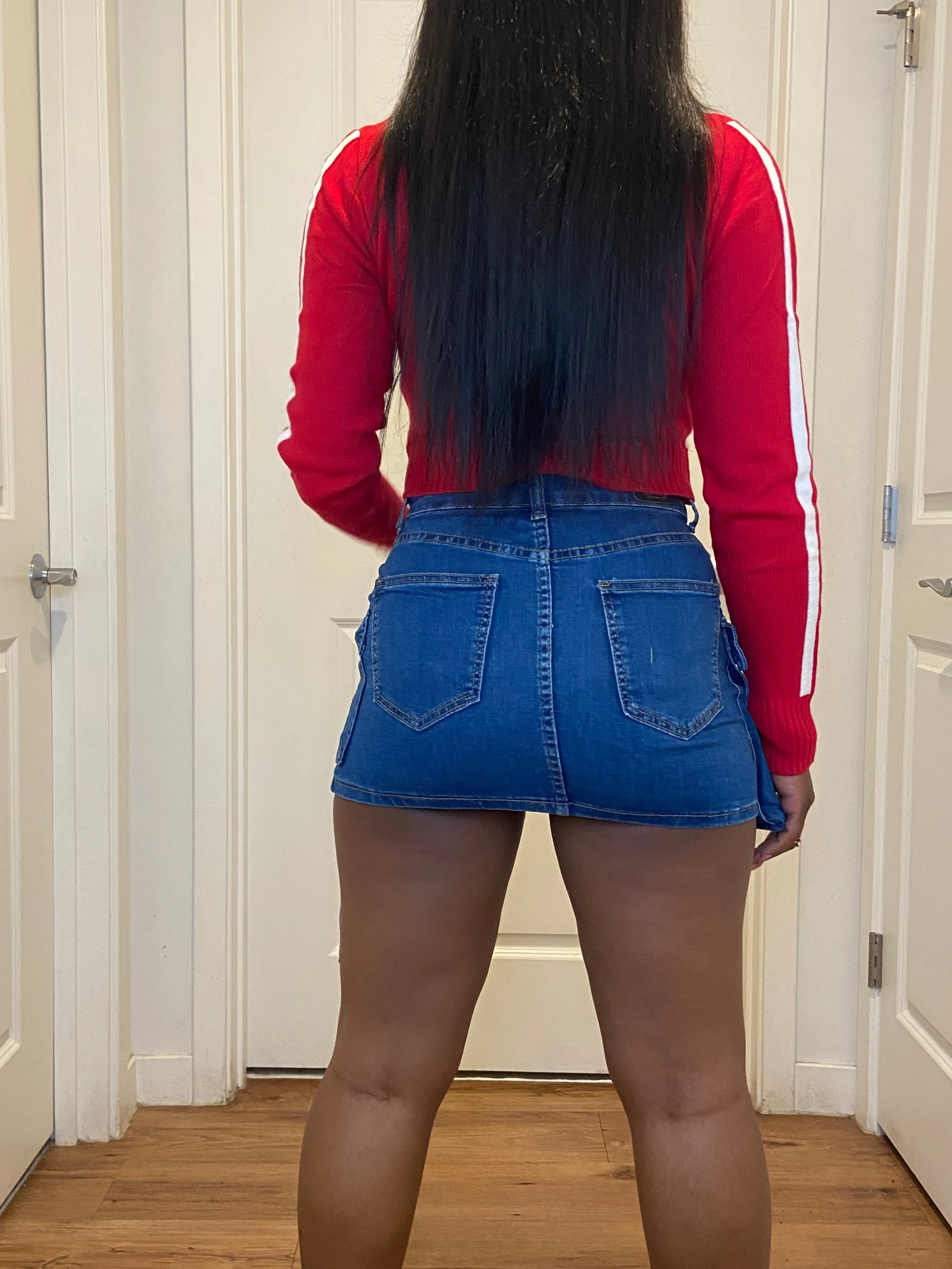 Cargo skirt dark