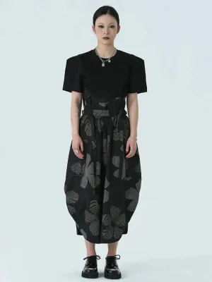 Carlada Floral Print Skirt by Marigold Shadows