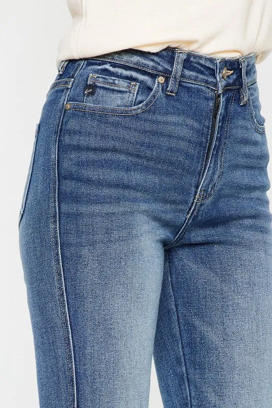 Carlie High Rise Flare Jeans by Kan Can