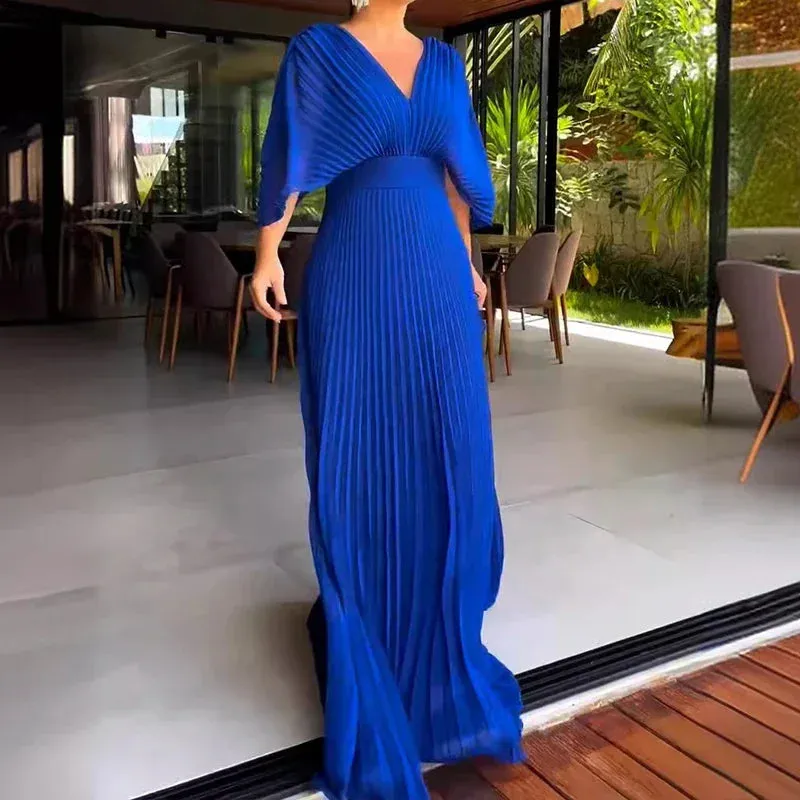 Caroline | Elegant Pleated Dress