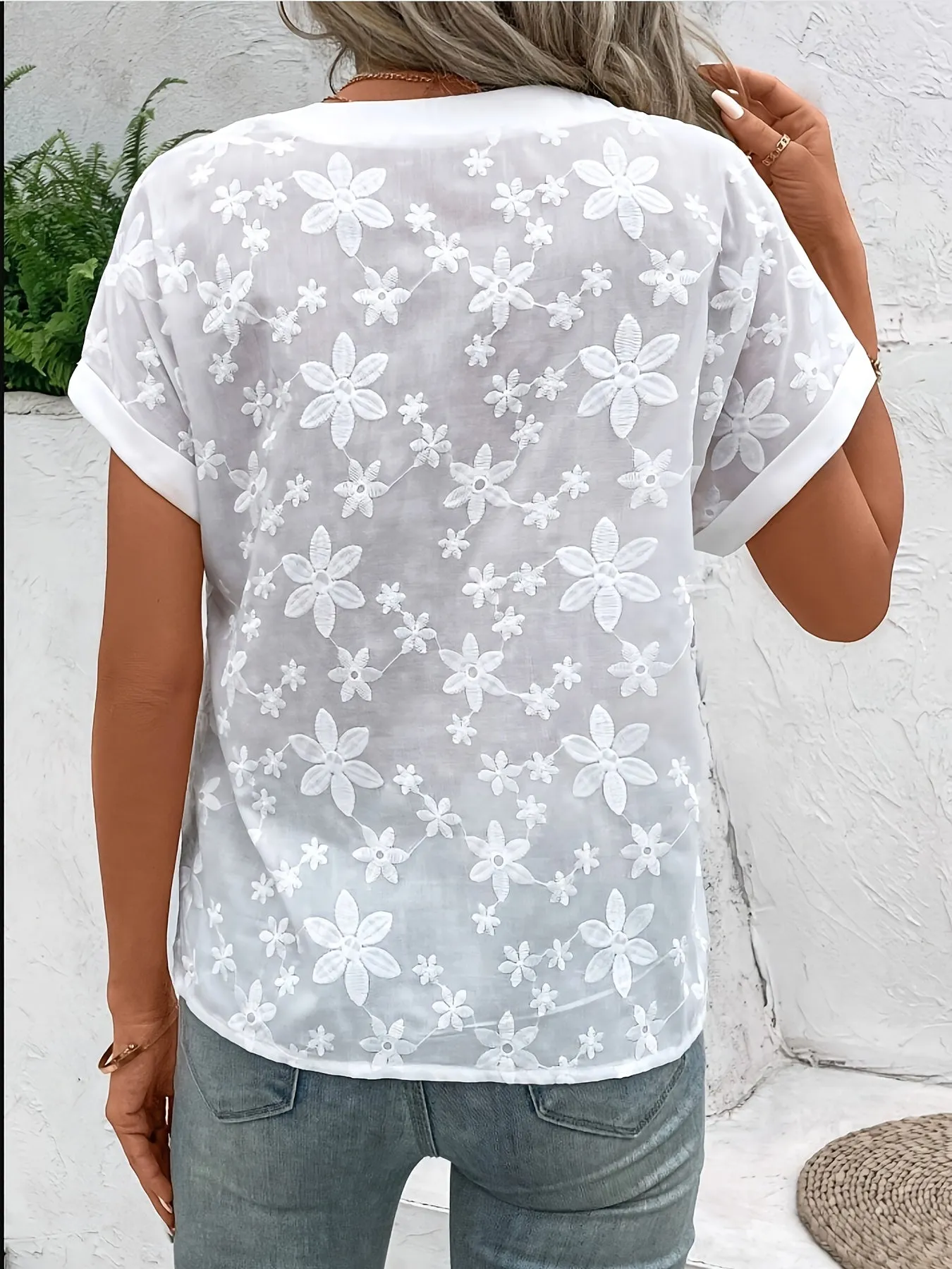 Celestine | Elegant White Blouse