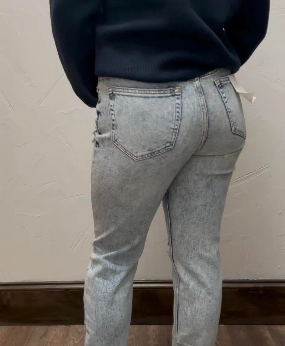 Cello High Slim Straight Jeans