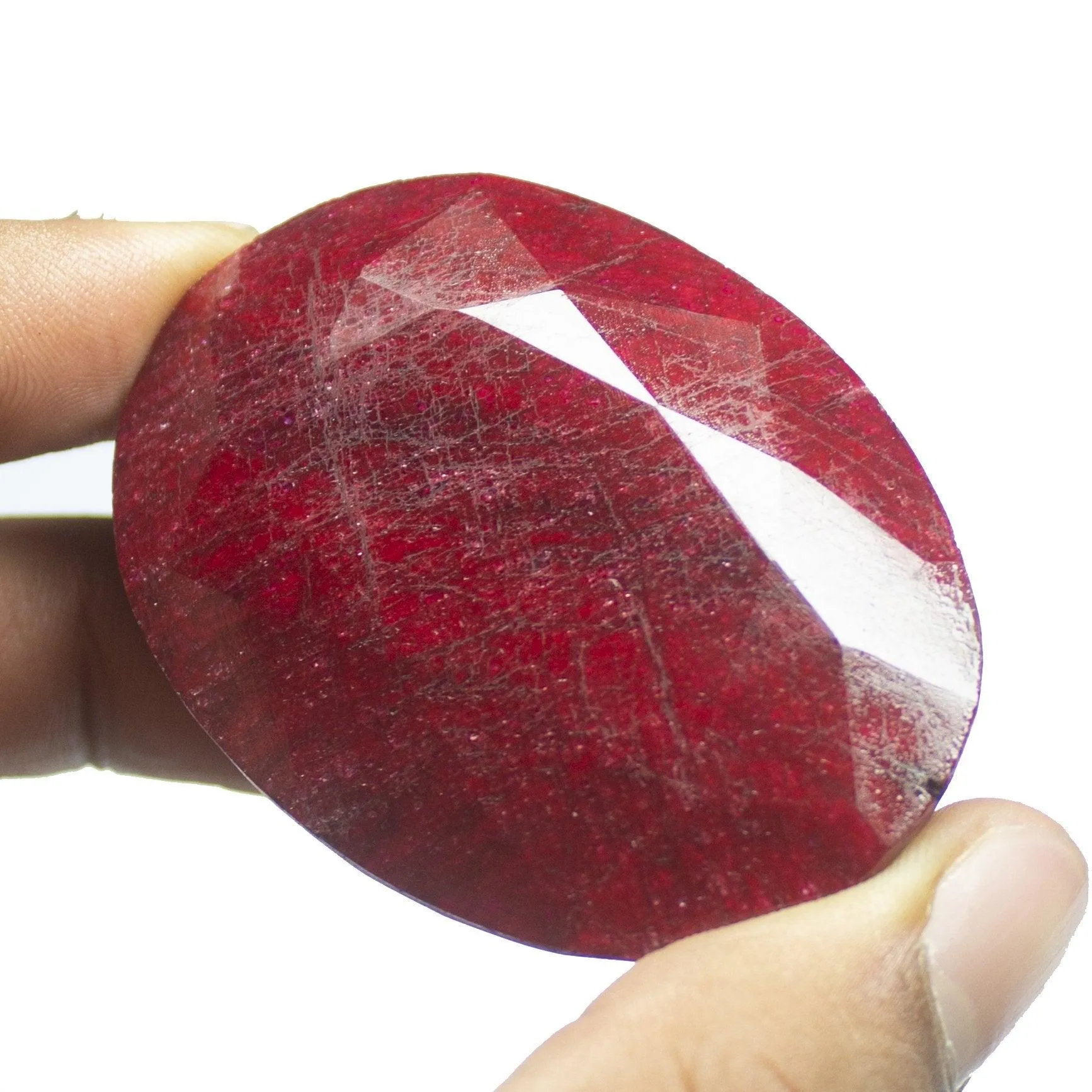 CERTIFIED, 601.50ct, 58x43x23mm, Natural Blood Red Ruby Oval Cut Museum Size Loose Gemstone, Ruby
