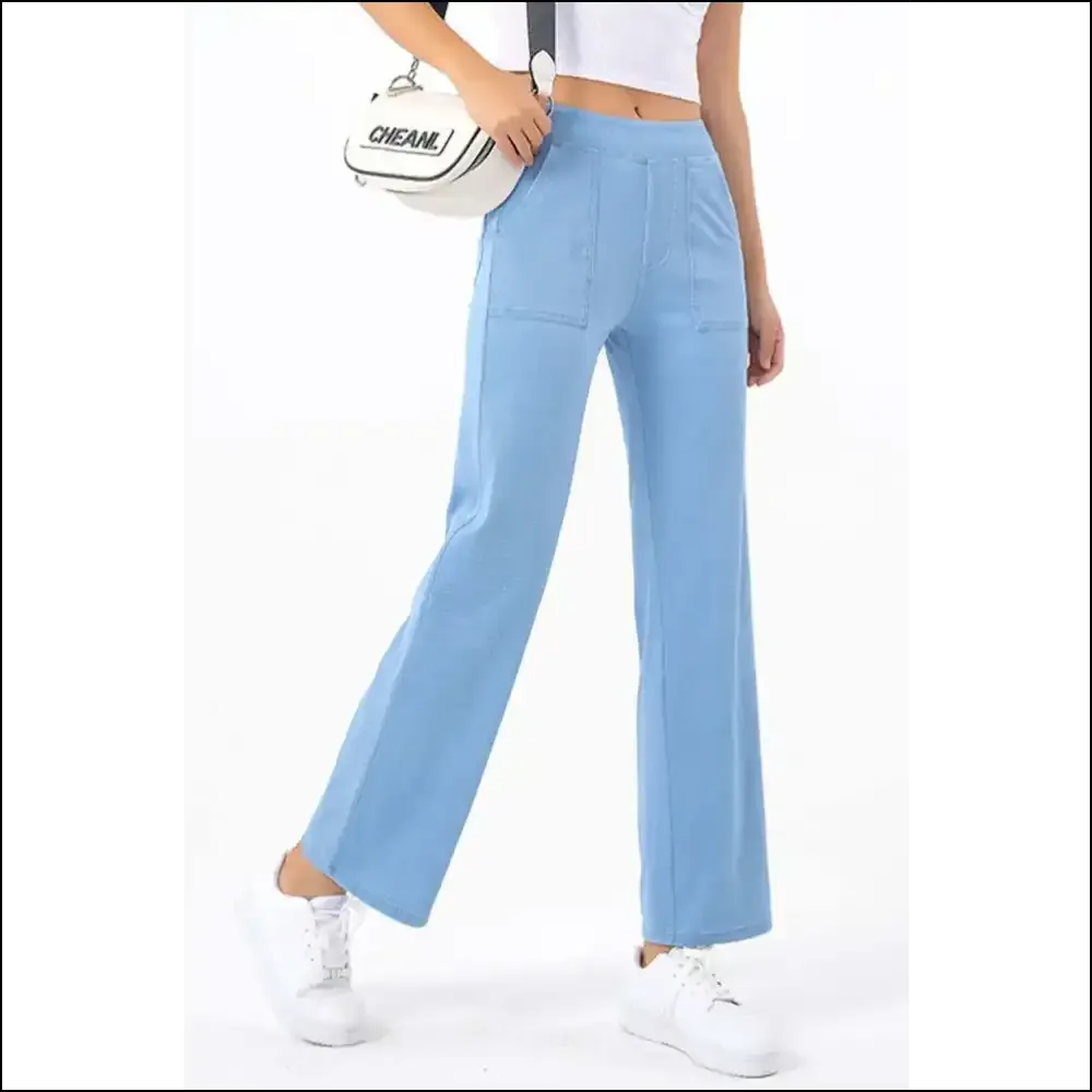 Chic Pocketed Long Jeans: where Comfort Meets Curvaceous Chaos! 👖💥
