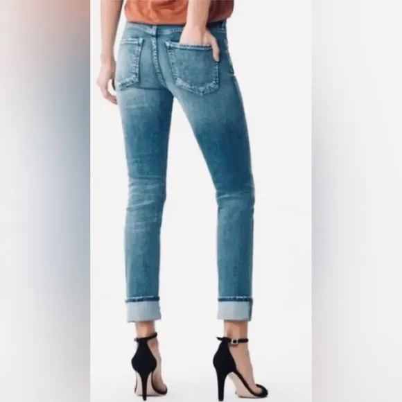CITIZEN OF HUMANITY Made In USA Jeans Women 27 “30x27” Jazmin Ankle Cuffed Hem