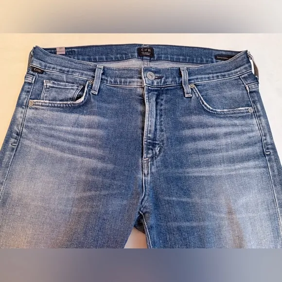 CITIZEN OF HUMANITY Made In USA Jeans Women 27 “30x27” Jazmin Ankle Cuffed Hem