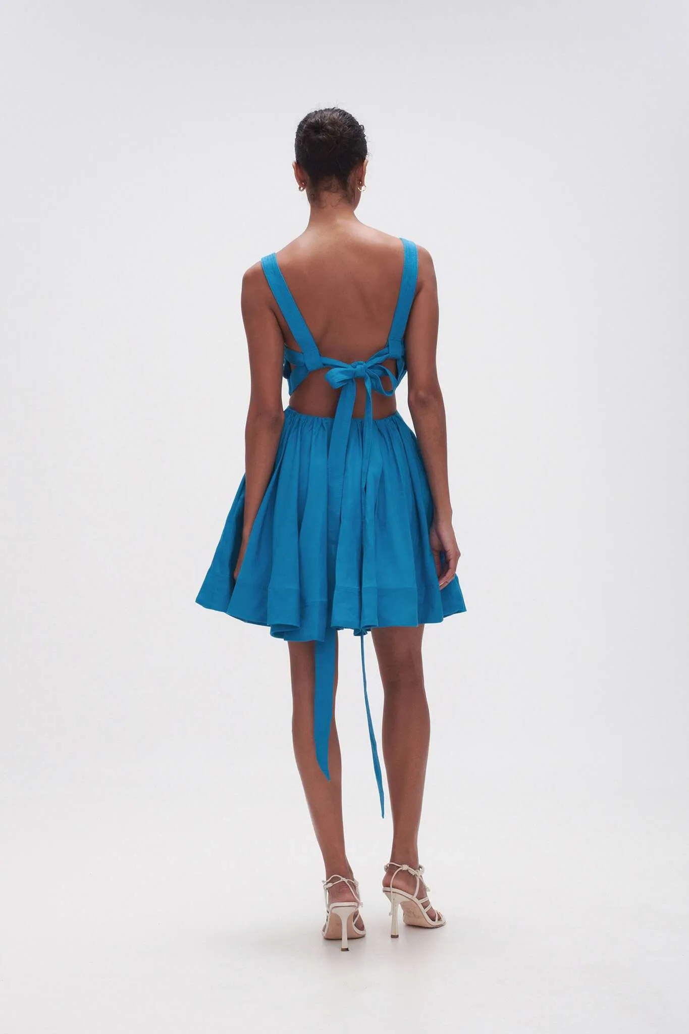 Clara Tie Back Mini Dress