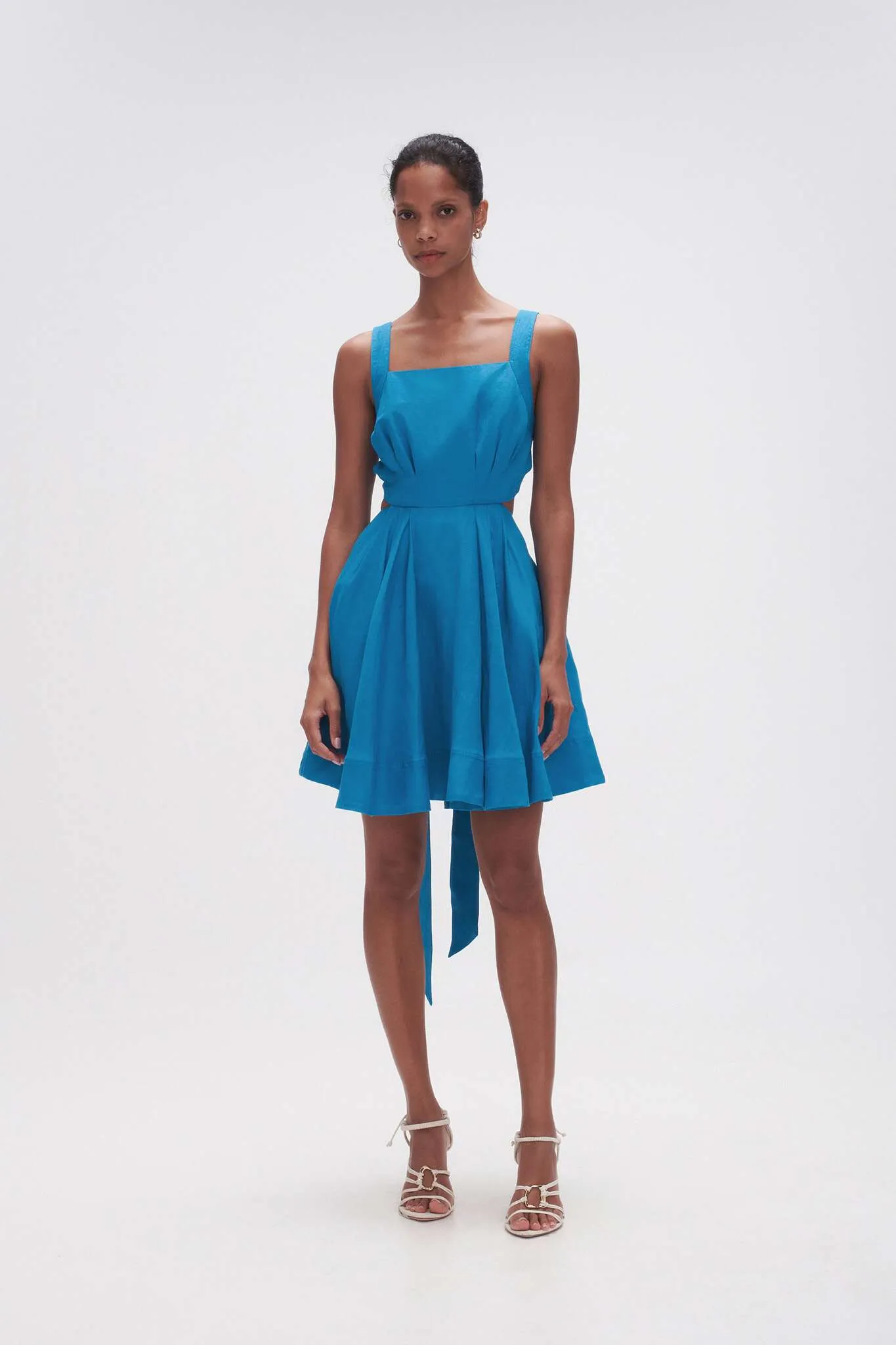 Clara Tie Back Mini Dress