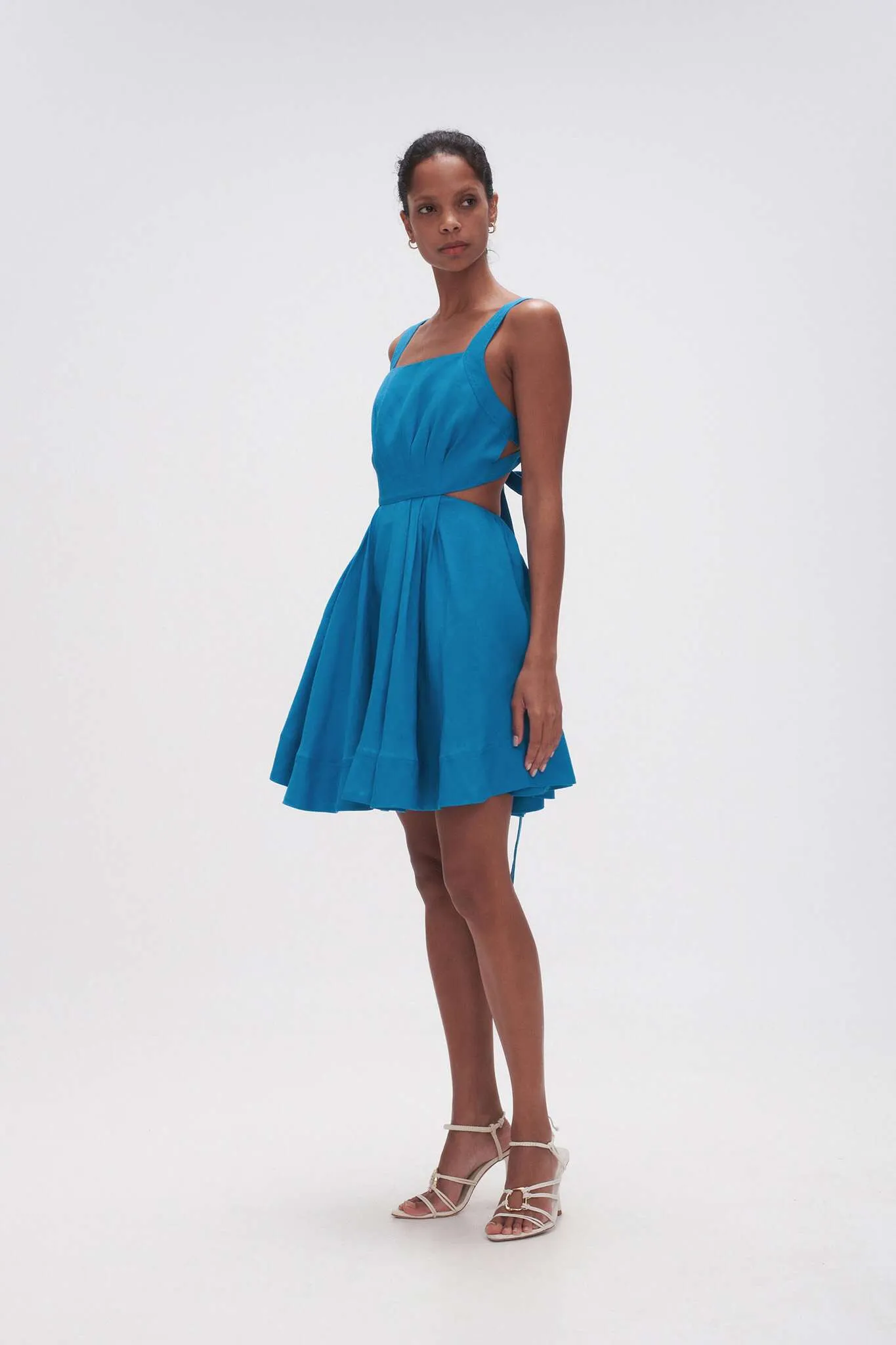 Clara Tie Back Mini Dress