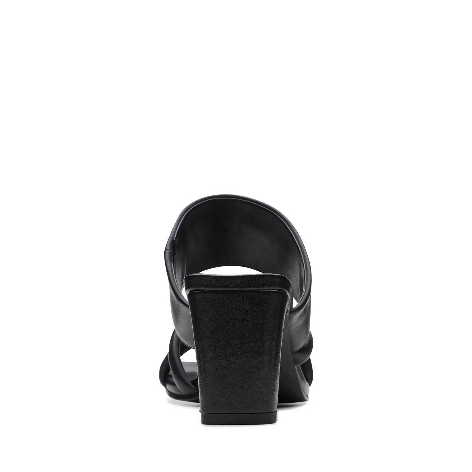 Clarks Seren65 Mule - Sandals - Black Leather - 261710524 - D Width (Standard Fit)