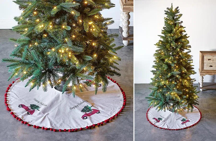 Classic Farmhouse Christmas Tree Skirt, Pick Your Style