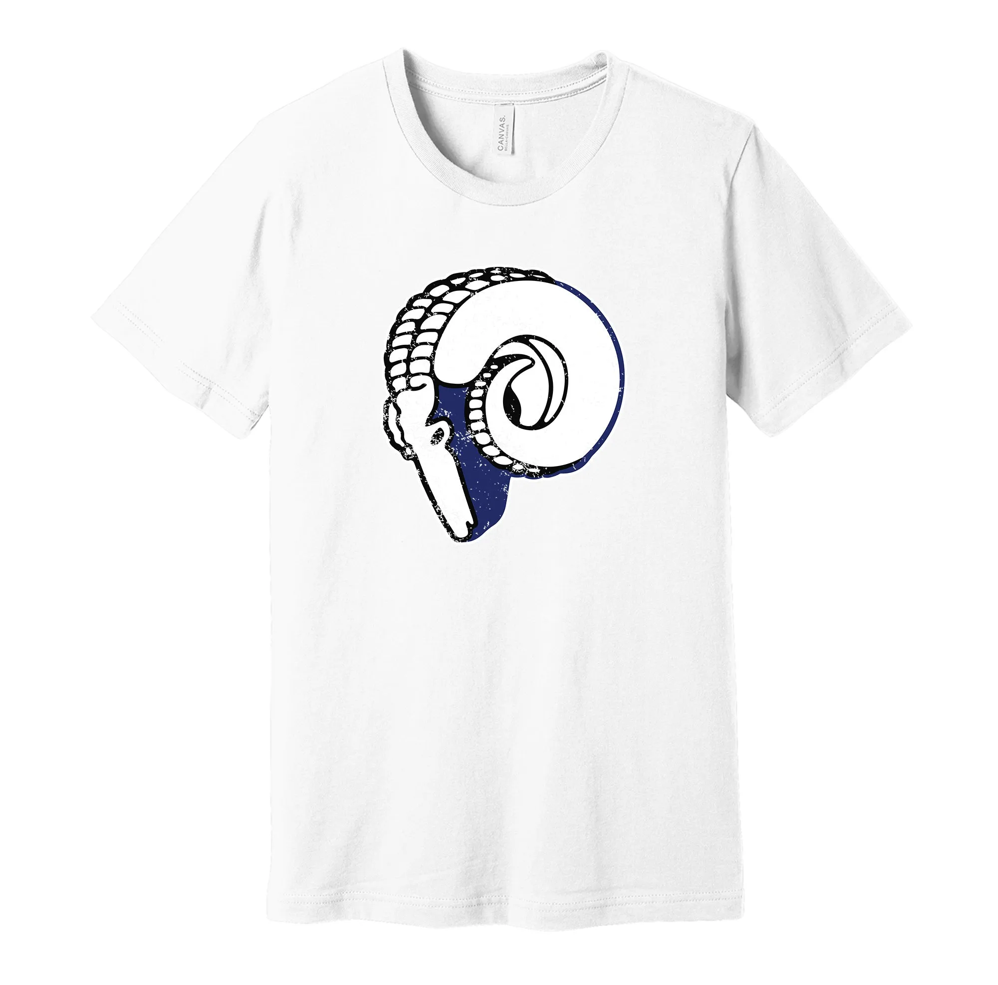 Cleveland Rams 1940s Distressed Logo - Defunct Ohio Sports Team Shirt - Celebrate Football Heritage and History - Hyper Than Hype Shirts