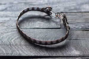 Copper "Rhythm" Weave Bracelet