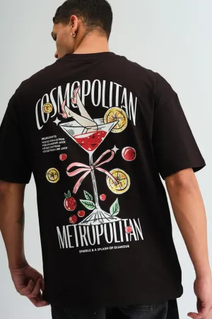 Cosmopolitan Black Oversized T-shirt