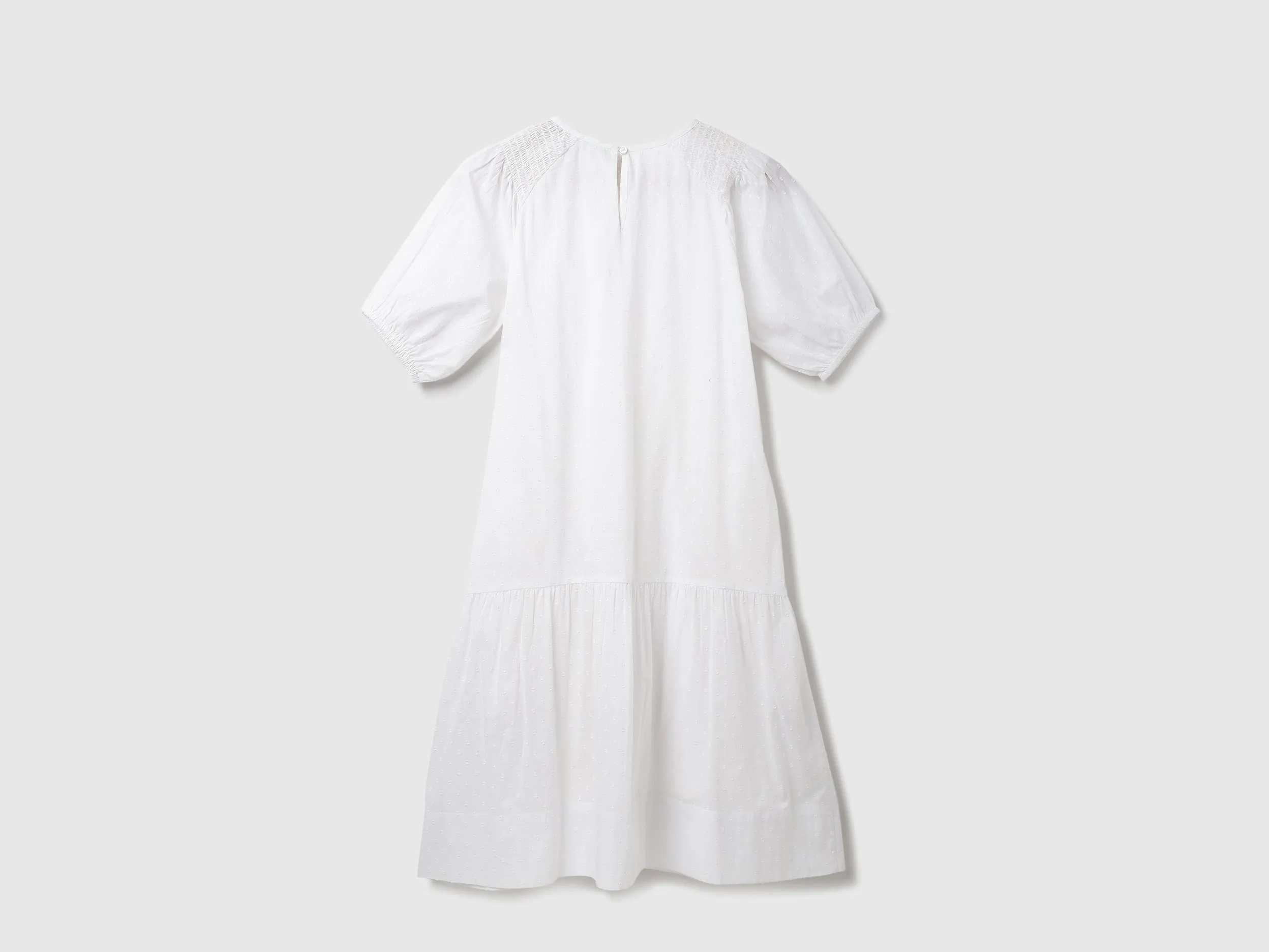Cotton Solid Round Neck Women Dresses