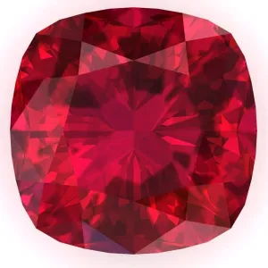 Cushion Chatham Lab-Grown Ruby Gems
