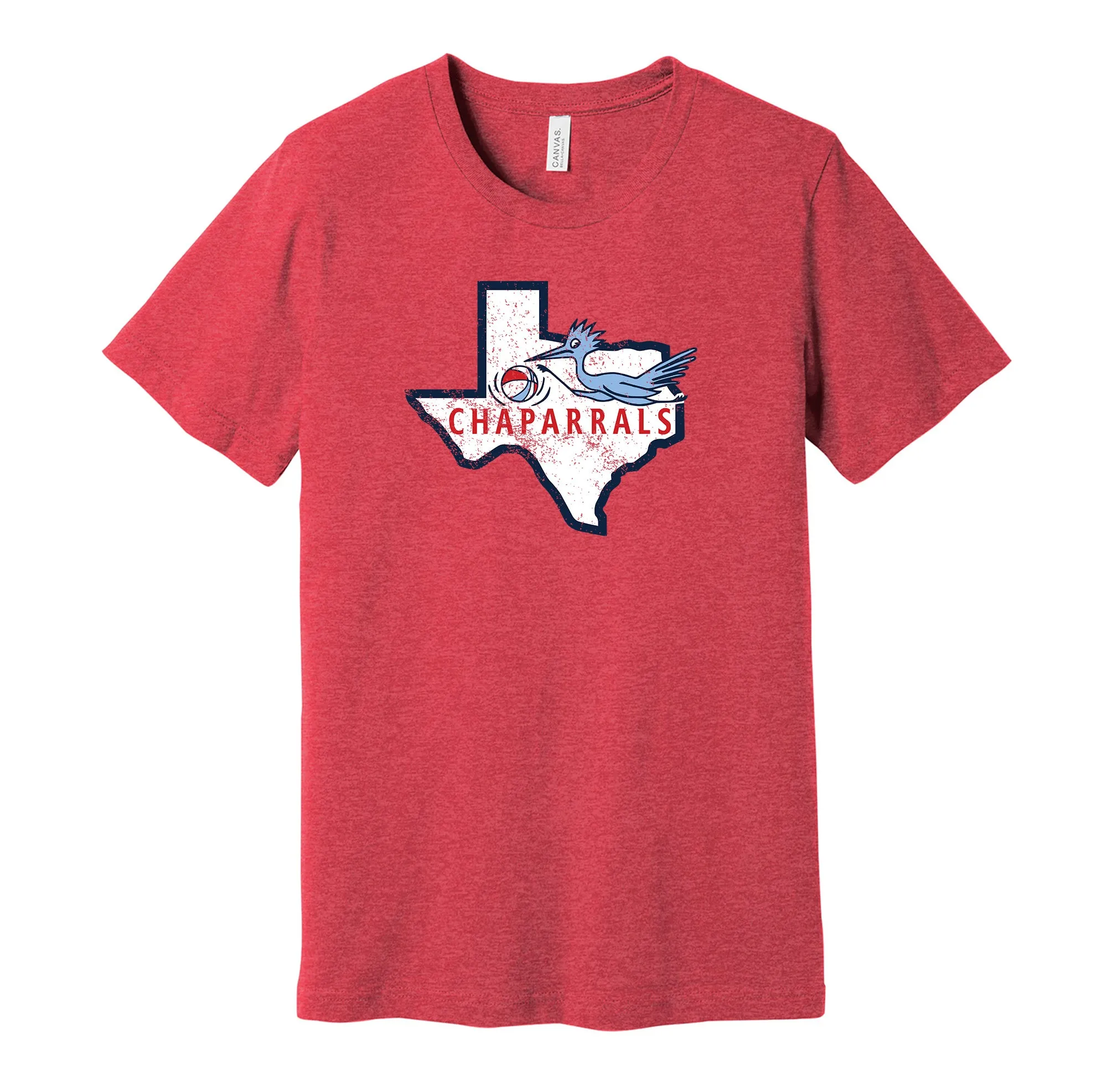 Dallas Chaparrals Distressed Logo Shirt - Defunct Sports Team - Celebrate Texas Heritage and History - Hyper Than Hype