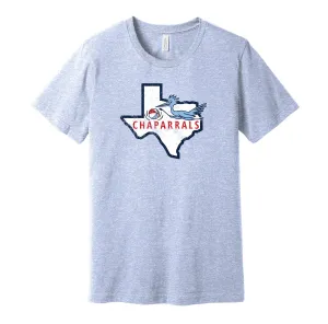 Dallas Chaparrals Distressed Logo Shirt - Defunct Sports Team - Celebrate Texas Heritage and History - Hyper Than Hype