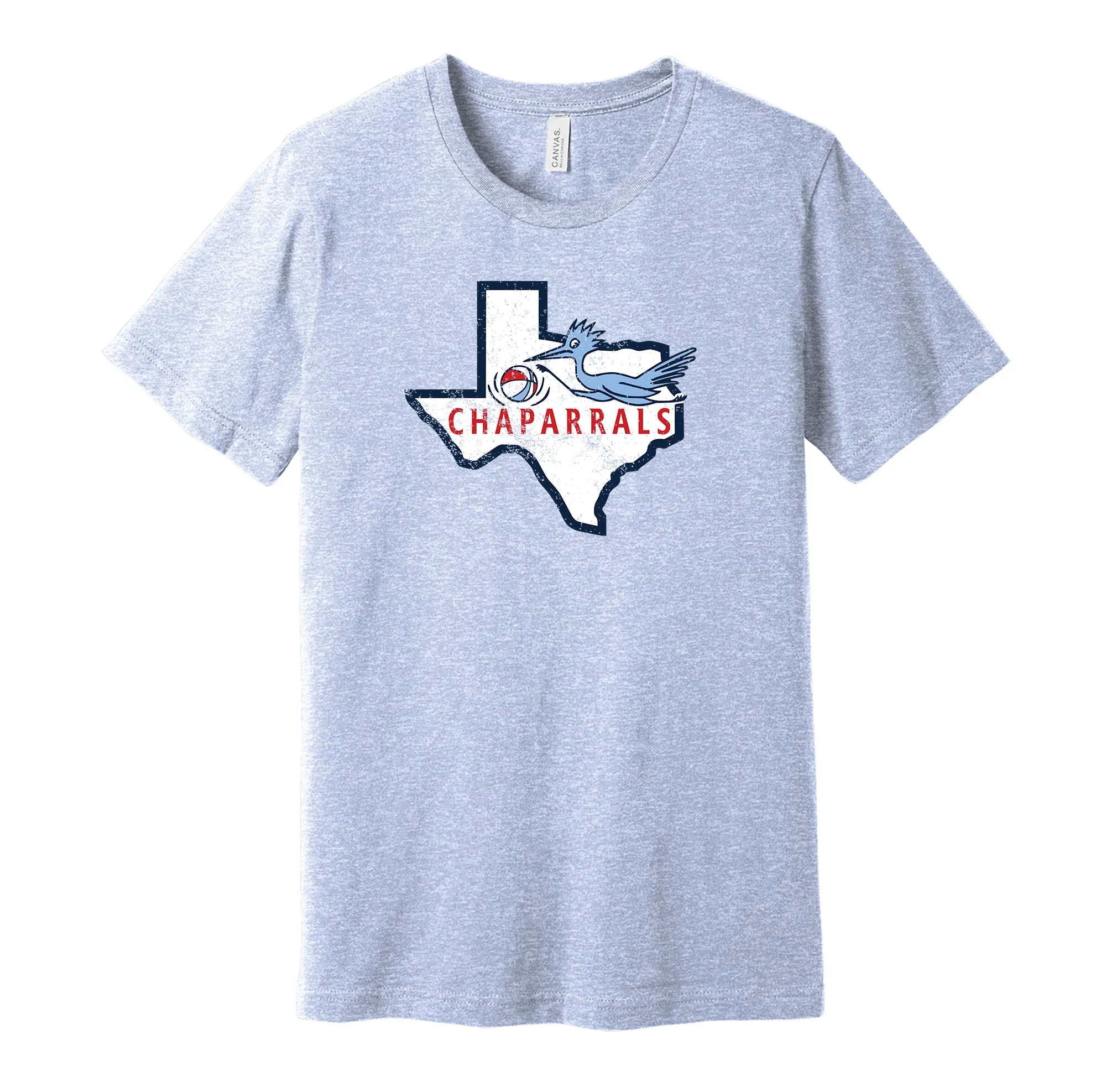 Dallas Chaparrals Distressed Logo Shirt - Defunct Sports Team - Celebrate Texas Heritage and History - Hyper Than Hype