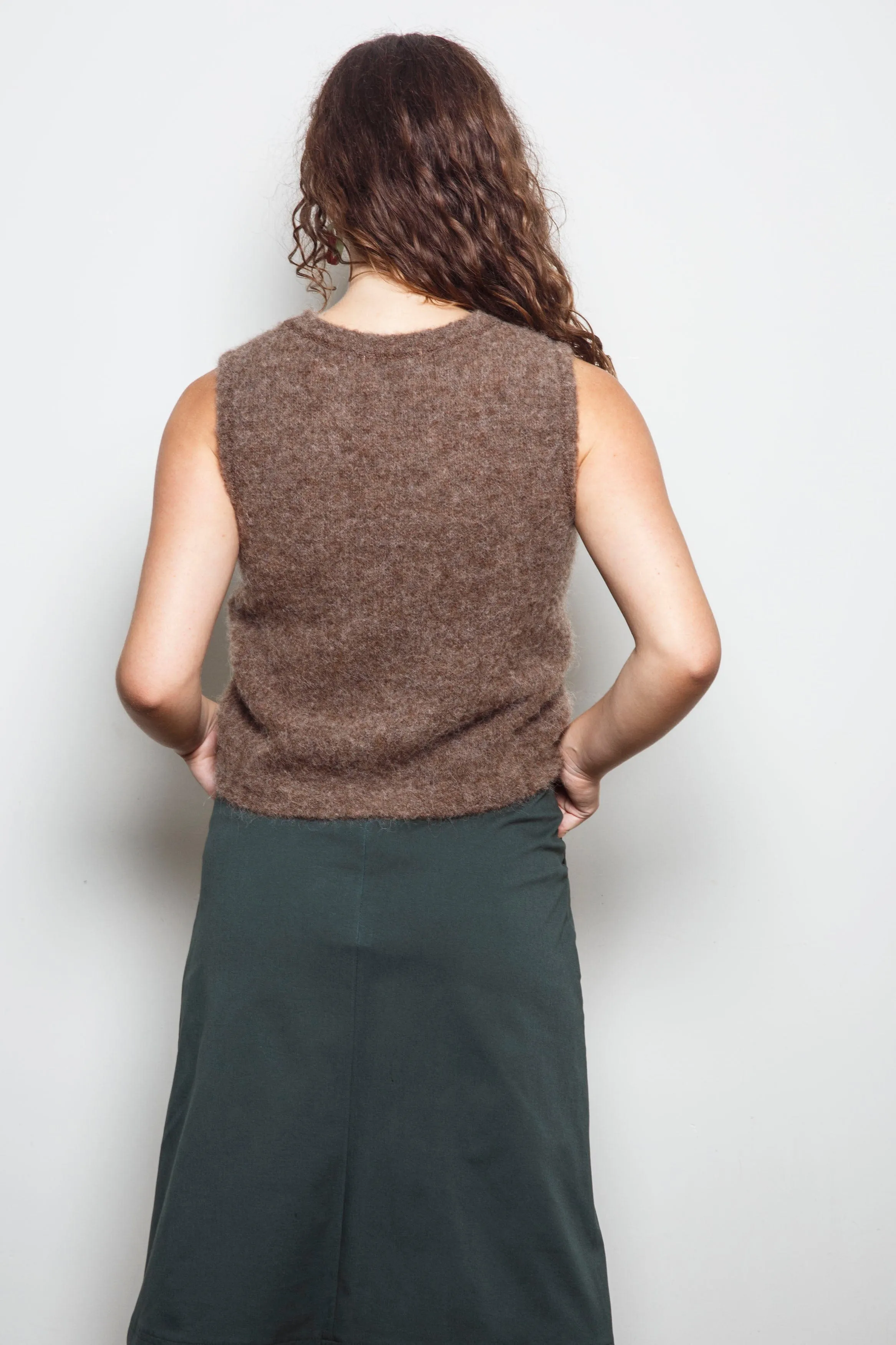 Dalston Valentina Vest Alpaca Fawn